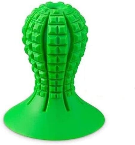 Dog Chew Toy for Aggressive Chewers, Dog Chew Toy with Suction Cup Dog Dental chew for Small/Medium/Large Breed Dogs, Dog Dental Chew Toys-Green in Saudi Arabia