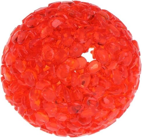 5 Pcs Cat Bell Crystal Ball Sound Pet Game Kitten Plastic Interactive Rattle for Indoor Cats Balls with Bells Teaser, Cat Toys for Bored Indoor Adult Cats,Random, As The Pictures in Saudi Arabia