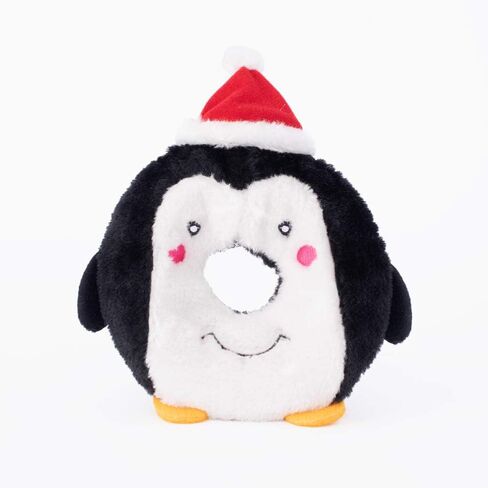 ZippyPaws - Holiday Donutz Buddies Squeaky Dog Toys - Santa in Kuwait