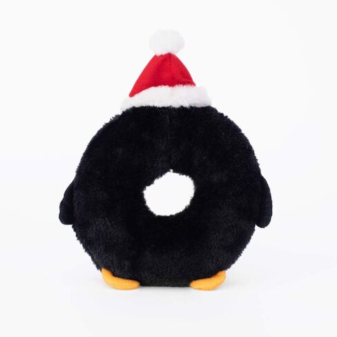 ZippyPaws - Holiday Donutz Buddies Squeaky Dog Toys - Santa in Kuwait