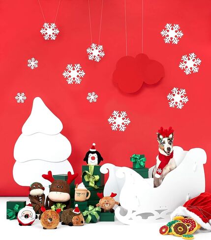 ZippyPaws - Holiday Donutz Buddies Squeaky Dog Toys - Santa in Kuwait