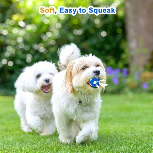 Dog Squeaky Toys Latex Squeak Balls Rubber Soft Chewing Fun Smile Toys Interactive Fetch Play Dog Balls for Puppy Small Pet Dogs (3 PCS)… in Saudi Arabia