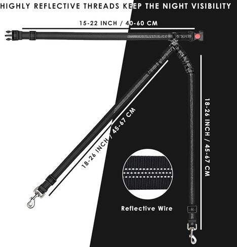 حزام مقعد السيارة للكلاب من yuehuam، أحزمة أمان جديدة لمسند رأس السيارة للحيوانات الأليفة لكلبين، دوران 360 درجة لا يتشابك ومقود الكلب قابل للتعديل، حزام مطاطي مرن قابل للتعديل لسلامة الجرو، حزام أمان السيارة in Kuwait