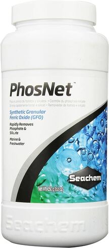 Seachem PhosNet Phosphate Silicate Remover Aquarium Filter Media, 250g/8.8oz (001443) in Saudi Arabia