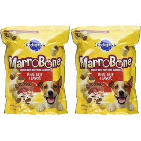 MarroBone Dog Treat 1.5 pounds, Bundle of 2 Bags