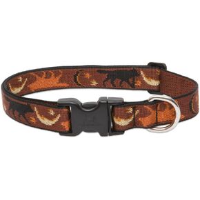 LupinePet Originals 1" Shadow Hunter 12-20" Adjustable Collar for Medium and Larger Dogs