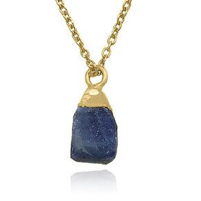 Natural Citrine Necklace for Women - Authentic 925 Sterling Silver Necklace 18K Gold Jewelry, Dainty Raw Choker Pendant Necklace for Teen Girls, November Birthstone Gift for Mothers Day