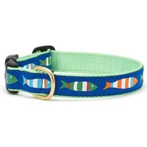 Up Country Fun-C-S Funky Fish Dog Collar S Narrow (5/8 Inches)