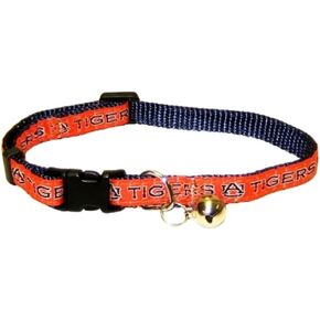 Pets First Collegiate Pet Accessories, Cat Collar, Auburn Tigers, One Size