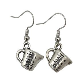 Measuring Cup Earrings - Charm jewelry for Baker