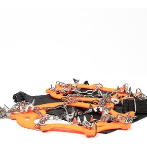 Tactical Pro Supply - Crampons for Men and Women, Easy Installation and Removal, Made from, Durable Steel and Rubber Material, Fits Shoes and Boots, Sizes 9–13
