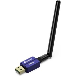 USB Bluetooth Adapter for PC Receiver - Techkey Mini Bluetooth 5.0 EDR Dongle transmitter for Computer Desktop Transfer for Laptop Bluetooth Headset Speaker Keyboard Mouse Printer Windows11/10/8.1/8/7