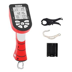 BUBBA Smart Fish Scale -Tournament Fishing Tool - Built in Fish Clip and Hook - 2 Modes, Digital Screen, 60lb Limit