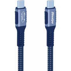 USB 4 لكابل Thunderbolt 4 0.3 متر/1 قدم، نقل بيانات 40 جيجابت في الثانية مع 240 وات و4K@144 هرتز 5K@ 60 هرتز أو 8K@30 هرتز، متوافق مع كابل Thunderbolt 4/3 وUSB C، مناسب لأجهزة الكمبيوتر المحمول والإرساء والشاشة والمزيد