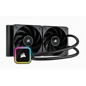 Corsair iCUE H100i RGB Elite Liquid CPU Cooler (16 Dynamic RGB LEDs, 120mm AF Elite Series FDB Fans, 240mm Radiator, iCUE Software Compatible, LGA 1700, 1200, 115X, 2066, and AM4 Sockets) Black