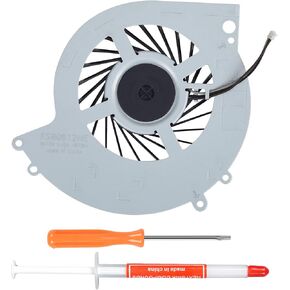 New PS4 Cooling Fan, Internal Cooler Fan Replacement for Sony PlayStation 4 PS4 CUH-12XXA (CUH-1200 CUH-1215A CUH-1215B CUH-12XX CUH-1200AB01 CUH-1200AB02 500G) Console Series with Tool Kit