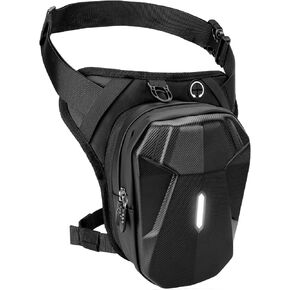 Thigh Bag, Motorcycle Leg Bag for Men Women, Drop Leg Bag with Removable Leg Straps, Multifunctional Leg Pouch for Cycling Hiking Camping Fishing Travel Outdoor
