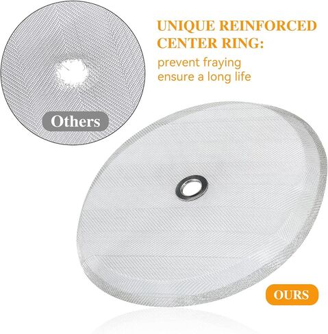 8 Pieces French Press Replacement Parts Stainless Steel Set, 6 Pieces 4in Universal French Press Screen, Containing Spiral Disk and Cross Disk for 34oz/3.75 Inch Wide French Press Coffee Press in Saudi Arabia