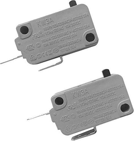 HSF KW3A 16A250V Microwave Oven Door Micro Switch, Fully suitable for Emerson DeLonghi (2PCS) in Saudi Arabia
