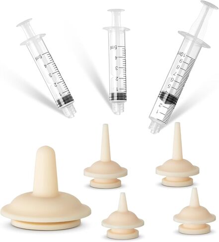 Nipples for Puppies Nipple for Kittens Newborn Kittens Puppies Small Animals Silicone Nipples with 5-10ml Syringes (Standard Model)… in Saudi Arabia