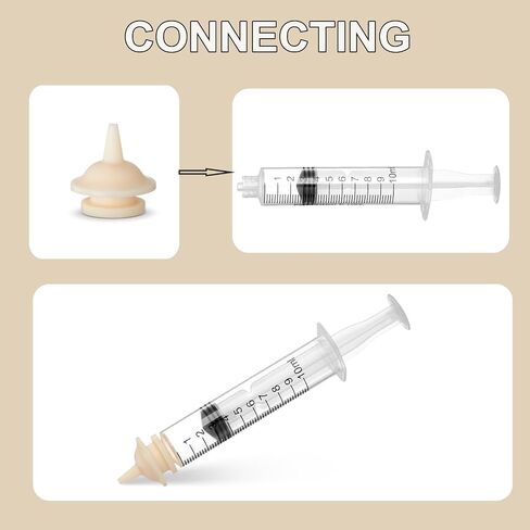 Nipples for Puppies Nipple for Kittens Newborn Kittens Puppies Small Animals Silicone Nipples with 5-10ml Syringes (Standard Model)… in Saudi Arabia