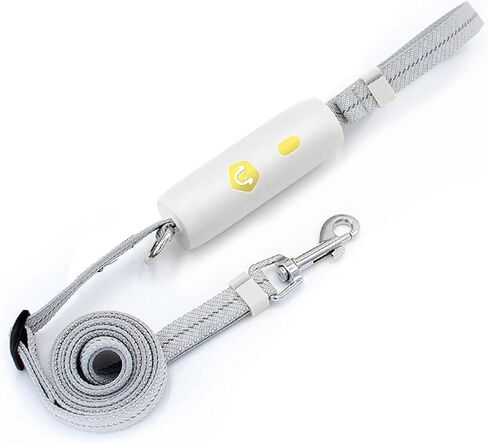 5.25ft Hands Free Dog Leash-Strong & Durable Walking Leash for Small Medium Dogs or Small Animals Under 66 lbs,Upgraded Lock System,Non Slip Grip,Tangle Free,Reflective,Thick Heavy Duty Nylon(White) in Saudi Arabia