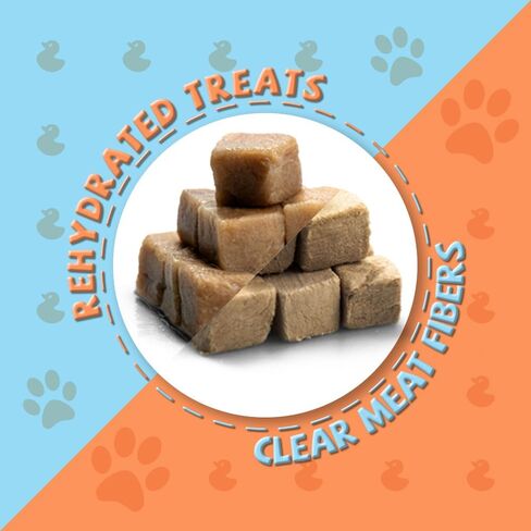 Freeze Dried Duck Dog Treats & Healthy Snacks for Cat,100% Raw Duck Cut Into Pieces,Soft Treats for Training & Rewards,Supplementing Nutrition in Saudi Arabia