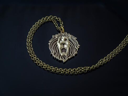 Seven Deadly Sins Escanor brass pendant - Nanatsu no Taizai anime manga - 7 - Wrath in Saudi Arabia