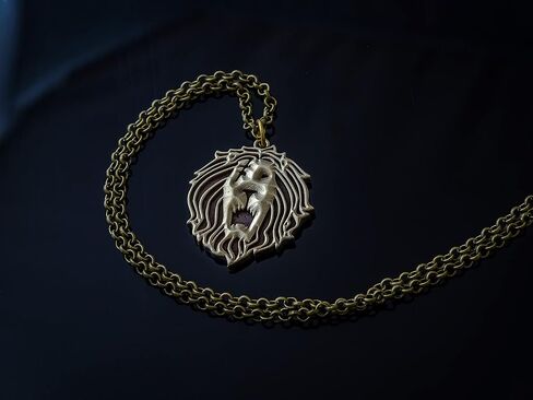Seven Deadly Sins Escanor brass pendant - Nanatsu no Taizai anime manga - 7 - Wrath in Saudi Arabia