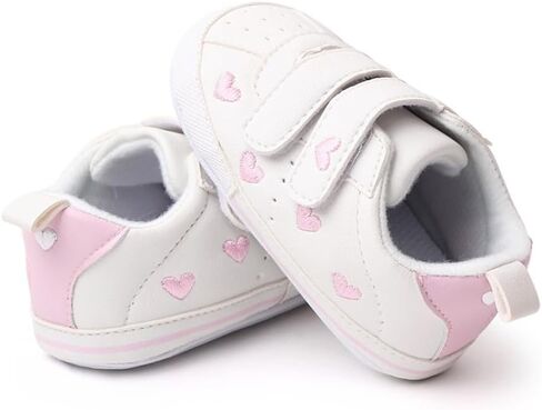 Baby Girls Boys Canvas Shoes Infant Soft Anti-Slip Sole Newborn First Walkers Star High Top Unisex Toddler Denim Sneaker in Saudi Arabia