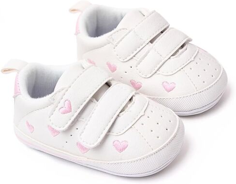 Baby Girls Boys Canvas Shoes Infant Soft Anti-Slip Sole Newborn First Walkers Star High Top Unisex Toddler Denim Sneaker in Saudi Arabia