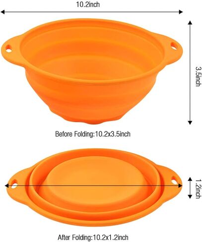 Collapsible Mixing Bowl, Silicone Mixing Bowl Large, Collapsible bowl for camping(9 Cups/71oz) in Saudi Arabia
