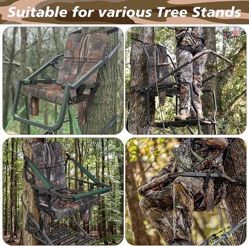 Heated Tree Stand Seat,Adjustable Hunting Seat Cushion,Waterproof Seat Pads Replacement,Fits Hunting Climber Deer Tree Stands in Saudi Arabia