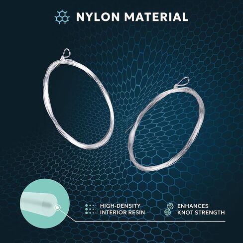 SF Pre-Tied Loop Fly Fishing Tapered Leader Nylon Clear Trout Freshwater Saltwater Bonefish Permit Bass Salmon Steelhead 7.5FT 9FT 10FT 12FT 15FT 0X 1X 2X 3X 4X 5X 6X 7X in Saudi Arabia