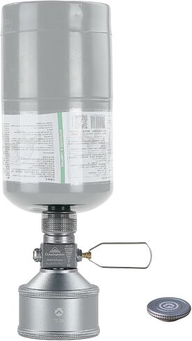 camping moon 35g Empty Refillable Propane Canister 1/13-lb Mini Tank Gas Fuel Cylinder EN417 Lindal Valve w/Refill Adapter 16oz Propane Adapter TC-28/Z15/Z22 in Saudi Arabia
