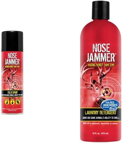 Nose Jammer Field Spray Natural Hunting Scent Eliminator Spray Deer Scent Blocker, Use on Clothes, Boots and Gear to Eliminate Odors in Saudi Arabia