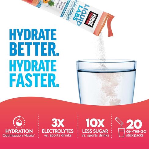 مسحوق إلكتروليتات المناعة من Force Factor Liquid Labs ومكملات دعم المناعة، عبوات ترطيب مع فيتامينات المناعة، والكهارل، والمعادن، ومضادات الأكسدة، ونكهة الحمضيات الطازجة، 20 عبوة لاصقة in Saudi Arabia