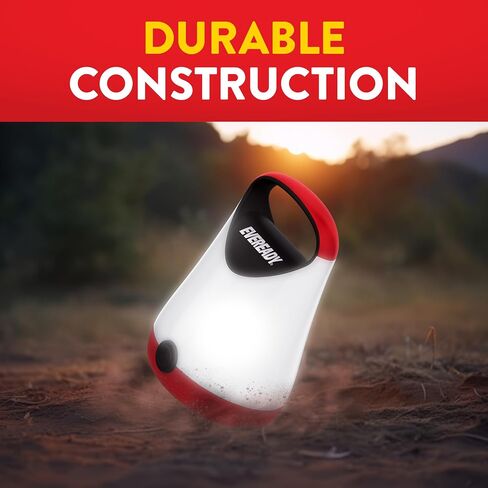 Eveready LED Camping Lantern, Bright Battery Powered Lantern, Water Resistant Hurricane Supplies, 100 Hour Run-time, Pack of 1 in Kuwait