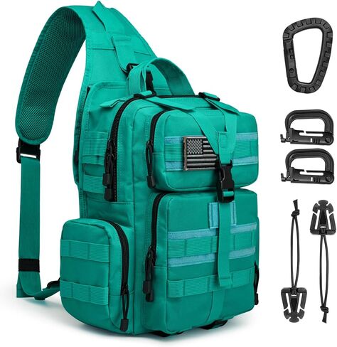 G4Free Large Tactical EDC Sling Bag, Adjustable Holder Backpack for Men in Kuwait