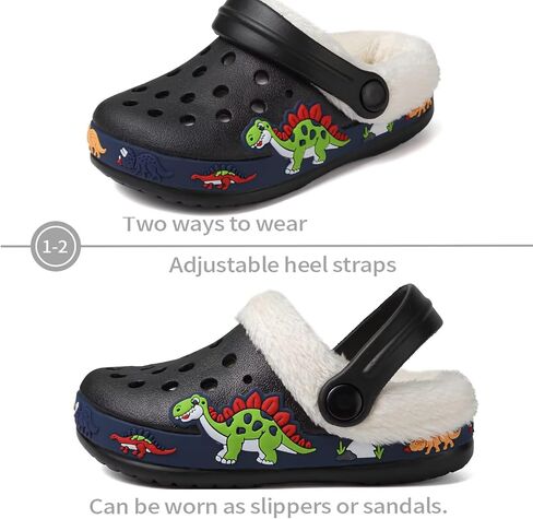 OHSNMAKSL Toddler Clog Slippers Garden Sandals Slip On Water Shoes Sneakers Cartoon Slides for Boys and Girls Children Beach Pool Shower in Kuwait