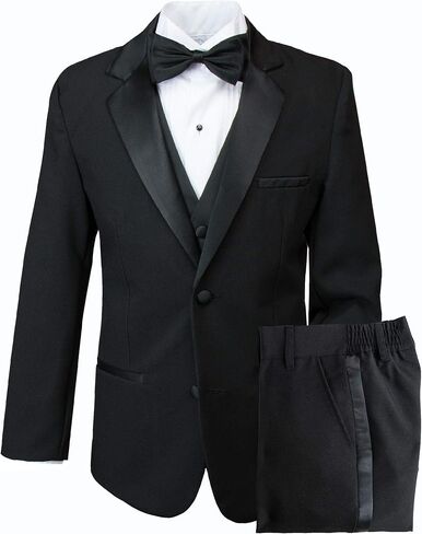 Spring Notion Big Boys' Modern Fit Tuxedo, No Tail in Kuwait