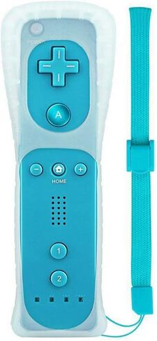 Wireless Remote Controller Gamepad Joystick for Nintendo Wii/ Wii U, w/ Silicone Case & Hand strap (Red) in Saudi Arabia