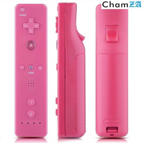 Wireless Remote Controller Gamepad Joystick for Nintendo Wii/ Wii U, w/ Silicone Case & Hand strap (Red) in Saudi Arabia