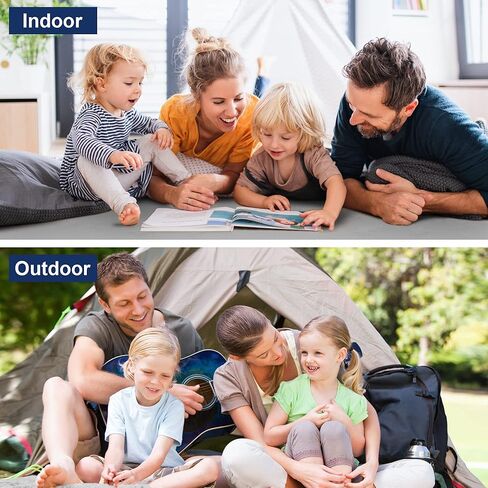 مرتبة تخييم من الإسفنج الذكي من Elevens، مرتبة محمولة قابلة للطي للخيمة والسيارة ووسادة نوم على الأرض ومرتبة سرير للضيوف مع حقيبة تخزين وغطاء قابل للإزالة in Kuwait