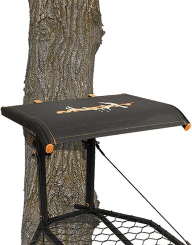 Muddy The Boss XL Wide Stance Hang On 1 Person Hunting Tree Stand Platform with Silent Straps, FlexTek Seating, and Extra Wide Platform (2 Pack) in Saudi Arabia