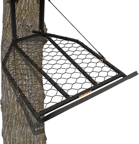 Muddy The Boss XL Wide Stance Hang On 1 Person Hunting Tree Stand Platform with Silent Straps, FlexTek Seating, and Extra Wide Platform (2 Pack) in Saudi Arabia