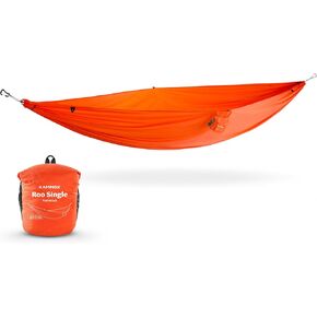 KAMMOK: Roo Double Hammock | Made from Strong & 100% Recycled Water Resistant Ripstop Fabric | Comfortable, Packable, Lightweight (Lifetime Adventure Grade Warranty), Ocean Print
