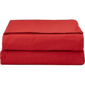 Cocoon Cotton TravelSheet (Monk's Red, 86-Inch x 35-Inch)