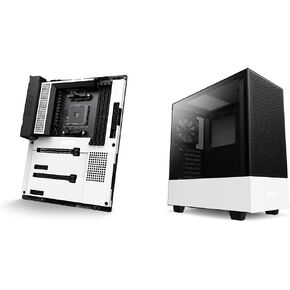 NZXT N7 B550 - N7-B55XT-B1 - مجموعة شرائح AMD B550 (تدعم وحدات المعالجة المركزية AMD مقبس AM4 Ryzen) - اللوحة الأم للألعاب ATX - درع الإدخال/الإخراج الخلفي المتكامل - اتصال WiFi 6 in Saudi Arabia
