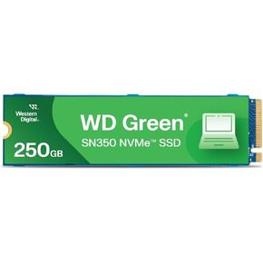 Western Digital 240GB WD Green SN350 NVMe Internal SSD Solid State Drive - Gen3 PCIe, M.2 2280, Up to 2,400 MB/s - WDS240G2G0C